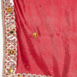 Clora Creation Embroidered Dupatta With Mirror Work image 2