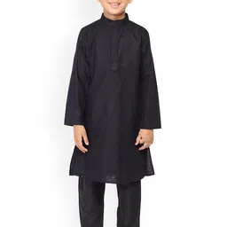 TABARD Mandarin Collar Pure Cotton Kurta with Churidar-40