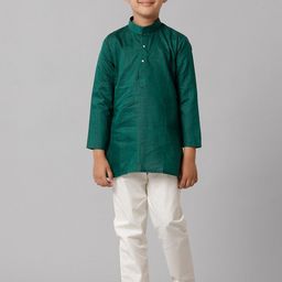 Ramraj Boys Mandarin Collar Kurta with Pyjamas-image-22
