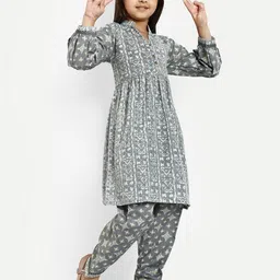 BAESD Girls Floral Printed Kurta With Salwar-image-26