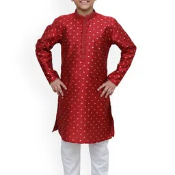 BAESD Boys Floral Regular Kurta with Pyjamas-30