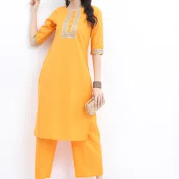 KETCH Women Sequinned Kurta with Palazzos-image-27
