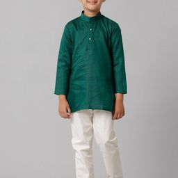 Ramraj Boys Mandarin Collar Kurta with Pyjamas-image-21