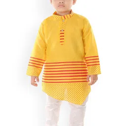 BAESD Boys Striped Pure Cotton Kurta With Trousers-52
