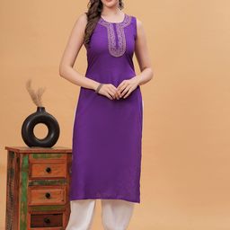 NYPA Women Yoke Design Regular Gotta Patti Kurta with Salwar-17