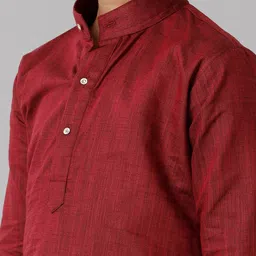 Ramraj Boys Mandarin Collar Kurta with Pyjamas image 5