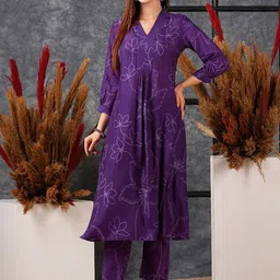 Anni Designer Women Bandhani Printed Regular Kurta with Trousers-image-97