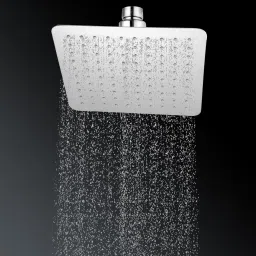 Kollar 4"X4" SS 304 Grade Rain Shower Head Square Fixed Mount-17