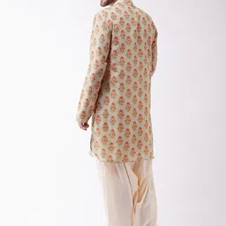 VASTRAMAY Men Multicoloured Ethnic Motifs Printed Regular Kurta with Salwar image 5
