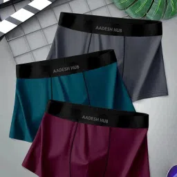 Pack of 3 Solid Men Trunk-picture-2