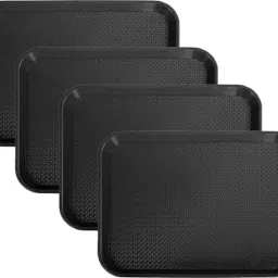 Trays 16" Rectangular Serving Platter/Unbreakable Large Tray for Kitchen Home Tray-image-75