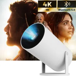 SACRO Smart Projector for Home 4K Support Rotabable Design withApp Netflix,YouTubeZ301 (4500 lm / 1 Speaker / Wireless / Remote Controller) Portable Projector-16