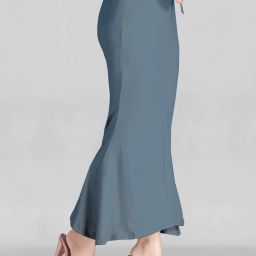 Woo THiNG Simple solid saree shapewear Lycra Blend Petticoat-image-62