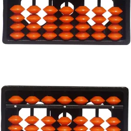 7 ROD ORANGE ABACUS KIT SET OF 2-86