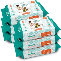 Combo of 6 Coconut Based Skincare Baby Wet Wipes-16