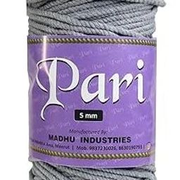 Dori Thread | 5mm Twisted (3Ply) | Steel Grey | Approx 100 Metres | 1kg Spool-image-43