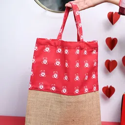 MARKET99 Shopper Handheld Bag with Bow Detail-11