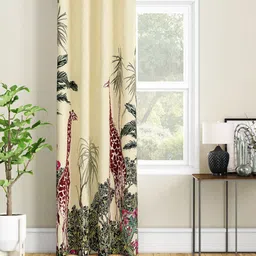 SEJ by Nisha Gupta Cream-Coloured Door Curtain-image-7