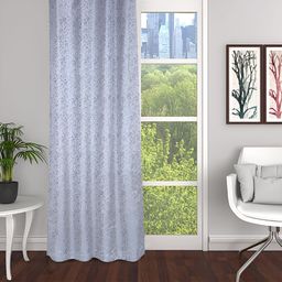 THE CONVERSION Grey Abstract Room Darkening Long Door Curtain-image-70