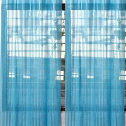 Homefab India Polyester Set of 4 Sheer Window Curtain-0