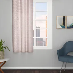 THE CONVERSION Beige Geometric Printed Jacquard Window Curtain-image-6