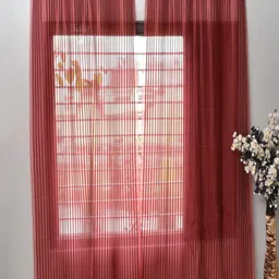 Homefab India Set of 4 Sheer Door Curtain-image-63