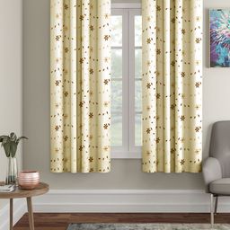 Cortina Multicoloured Set of 2 Window Curtains-43