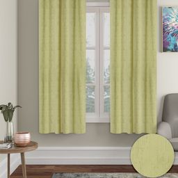 Cortina Green 2 Pieces Black Out Window Curtains-picture-26