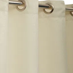SWAYAM Set of 2 Silk Window Curtains image 2