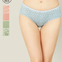 Ginger by Lifestyle Women Pack Of 5 Assorted Anti-bacterial Basic Briefs-image-61