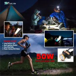 firstlike NEW Long-Lasting Rechargeable Waterproof High-Power Lithium Battery Headlamp Torch image 5