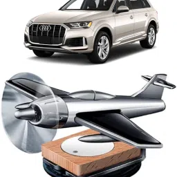 Car Solar Air Freshner Automatic 360° Rotating Diffuser-image-80