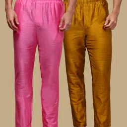 Pack of 2 Mens Solid Viscose blend Pyjama with adjustable waistband and Side Pockets Men Pyjama-image-6