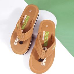 Men's Stylish Ortho Care Relax Slipper Orthopedic Diabetic Soft Doctor Dr House Men Flip Flops-image-5