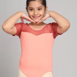 The Dance Bible Girls  Mesh Style Ballet Dance Leotard Bodysuit-image-6