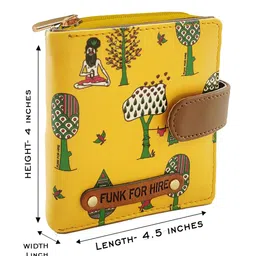 Funk For Hire Women Graphic Printed Two Fold Wallet image 5