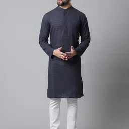 even Men Cotton Striped Kurta-image-81