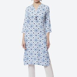 Rangriti Women Geometric Printed Kurta-image-42