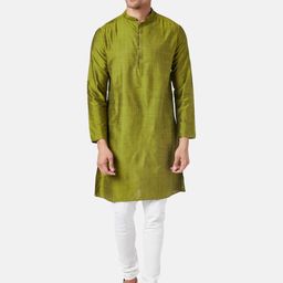 indus route by Pantaloons Mandarin Collar Kurta-image-42