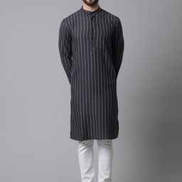 even Men Striped Kurta-image-43