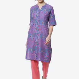 Rangriti Women Floral Printed Kurta-image-42