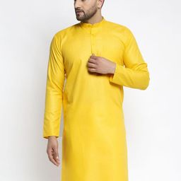 Jompers Men Yellow Kurta-34