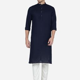 Modi Kurta Band Collar Straight Kurtas-picture-37