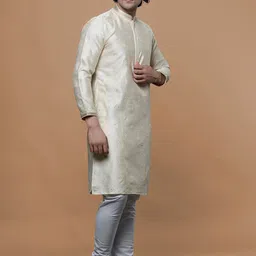 MAAHI FABS Woven Design With Sequinned Details StraightKurta image 4