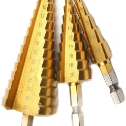 HSS Steel Step Drill Bit Cone Drill Hole Metal Cutter Bit Set-image-57
