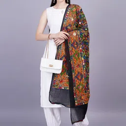 KALINI Women Regular Thread Work Kurta with Trousers & With Dupatta-57
