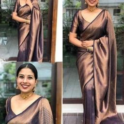 DIVASTRI Ethnic Motifs Woven Design Zari Kanjeevaram Saree-16