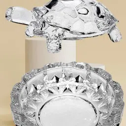 Crystal Tortoise Decorative Showpiece#9(small) Decorative Showpiece - 6 cm-picture-32