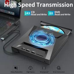 OG X NEXA WITH DEVICE Ultra Thin External DVD Writer – Portable DVD-RW for Laptop & PC External DVD Writer image 2