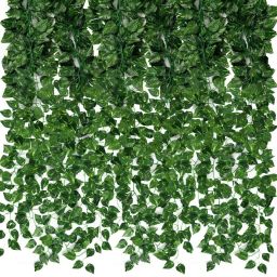 8ft Set of 2 Artificial Money Plant vine | Home|wall Hanging|Garden|Decoration Artificial Plant-image-37